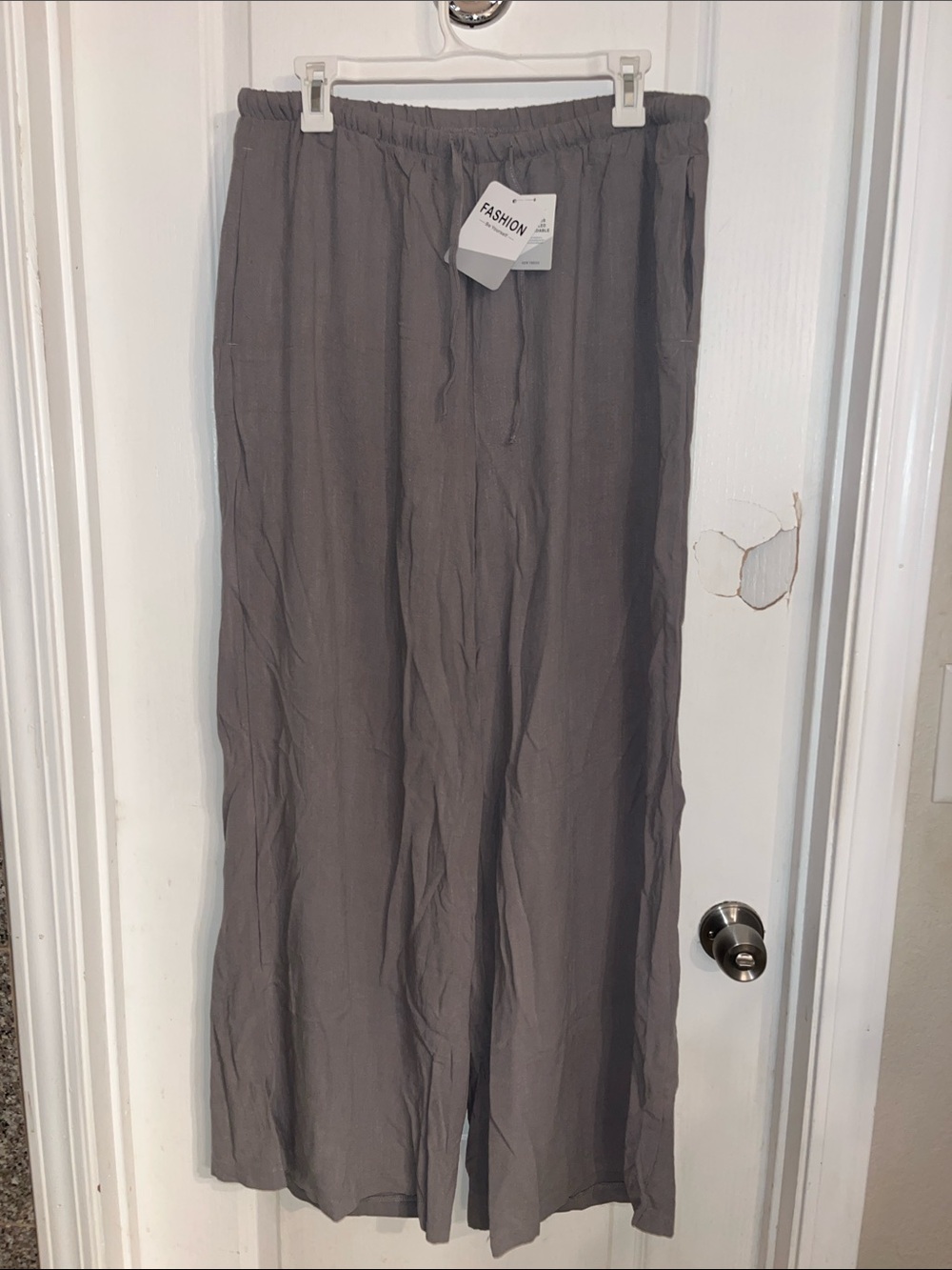 NWT Fashion by yourself  Wide-Leg Pants - Gray XL